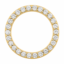 rundt lab grown diamant vedhæng i 14 karat guld 0,53 ct
