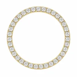 rundt lab grown diamant vedhæng i 14 karat guld 1,03 ct