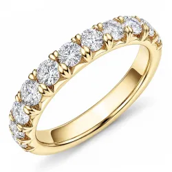 lab grown diamant ring i 14 karat guld 1,0 ct
