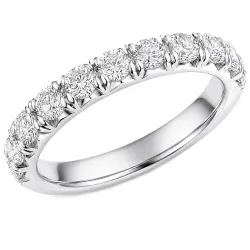 lab grown diamant ring i 14 karat hvidguld 1,0 ct