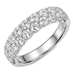 lab grown diamant ring i 14 karat hvidguld 1,50 ct