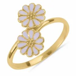 marguerit lilla ring i forgyldt sølv - Maggie
