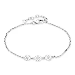 marguerit armbånd i sølv