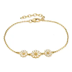 marguerit armbånd i forgyldt sølv - Maggie