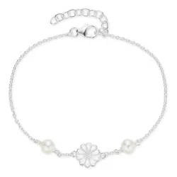 marguerit armbånd i sølv