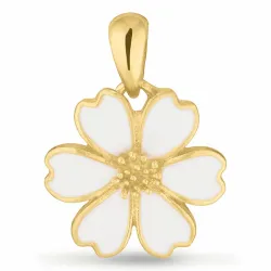 marguerit vedhæng i forgyldt sølv - Magda