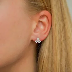 marguerit ørestikker i sølv - Majse