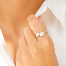 marguerit ring i sølv - Maggie