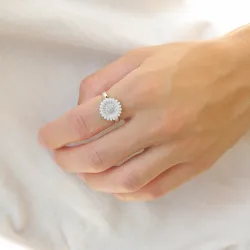 marguerit ring i sølv - Matilda