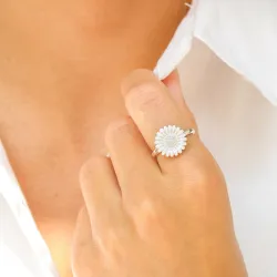 marguerit ring i sølv - Matilda