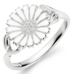 11 mm marguerit ring i sølv