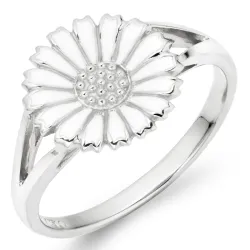 11 mm marguerit ring i sølv - Marie