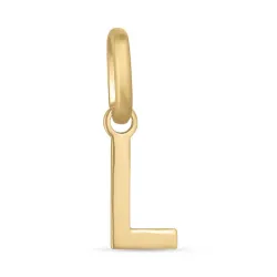 bogstav L vedhæng i 8 karat guld - My Letter