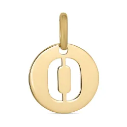 bogstav O vedhæng i 8 karat guld - My Letter