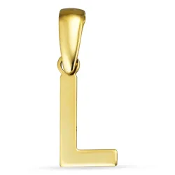 bogstav L vedhæng i 8 karat guld - My Letter