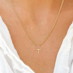 bogstav T vedhæng i 8 karat guld - My Letter