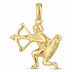 stjernetegn skytten vedhæng i 8 karat guld - Gold Collection