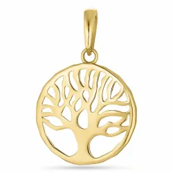 12 mm livets træ vedhæng i 8 karat guld - Gold Collection