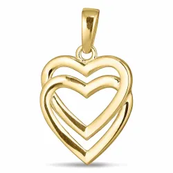 hjerte vedhæng i 8 karat guld - Gold Collection