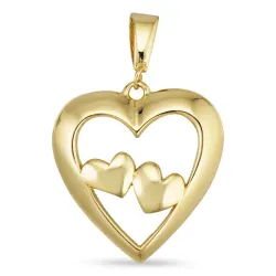 hjerte vedhæng i 8 karat guld - Gold Collection