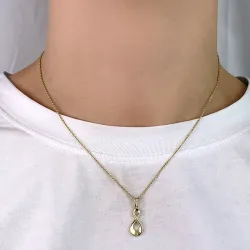 infinity vedhæng i 8 karat guld - Gold Collection