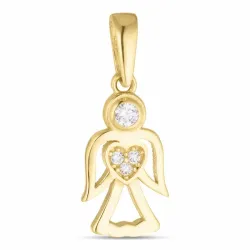 engel vedhæng i 8 karat guld - Gold Collection