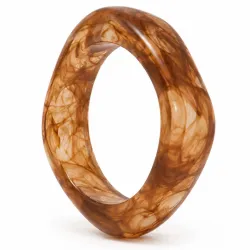 brun bangle i resin - AURA