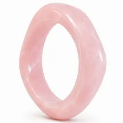 lyserød bangle i resin - AURA