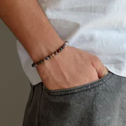 pietersit armbånd i nylon med justerbar snor