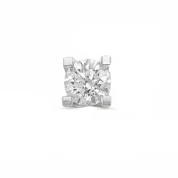 1/2 par diamant ørestikker i 14 karat hvidguld med diamant 