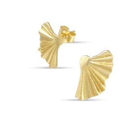 øreringe i forgyldt sølv