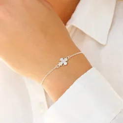 10 x 8,5 mm dagmarkors armbånd i sølv - Amoré