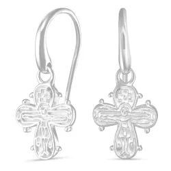 dagmarkors øreringe i sølv - Amoré