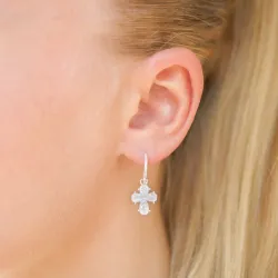 dagmarkors øreringe i sølv - Amoré