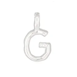 bogstav G vedhæng i sølv - My Letter