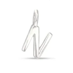 bogstav N vedhæng i sølv - My Letter