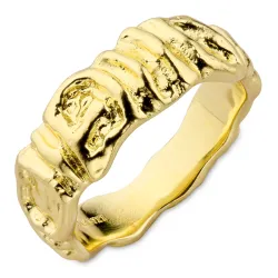 ring i forgyldt messing - Eliné