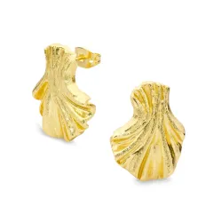 øreringe i forgyldt messing - Eliné