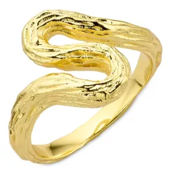 ring i forgyldt messing - Eliné