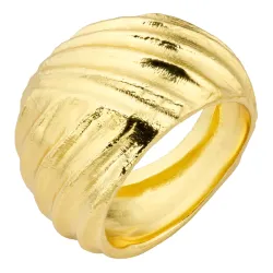 ring i forgyldt messing - Eliné