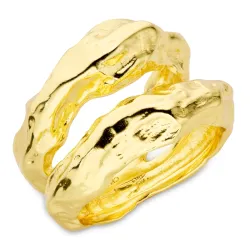 ring i forgyldt messing - Eliné