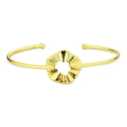 blomster armbånd i forgyldt messing - Eliné