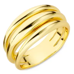 ring i forgyldt messing - Eliné