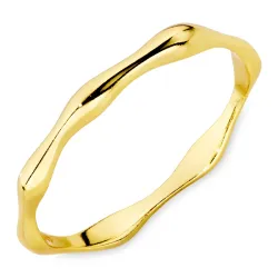 ring i forgyldt messing - Eliné