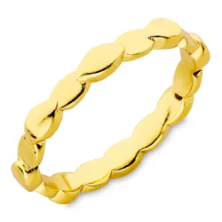 ring i forgyldt messing - Eliné