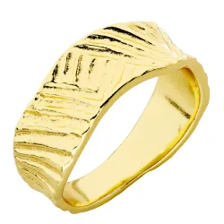 ring i forgyldt messing - Eliné