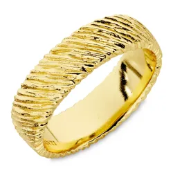 ring i forgyldt messing - Eliné