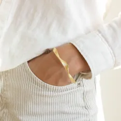 armbånd i forgyldt messing - Eliné