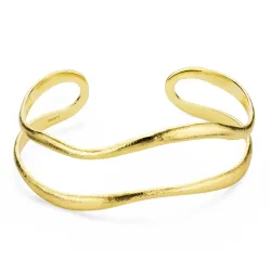 armring i forgyldt messing  x 21,8 mm  - Eliné