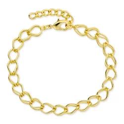 armbånd i forgyldt messing - Eliné